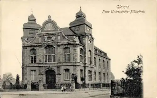 Ak Gießen an der Lahn Hessen, Neue Universitäts-Bibliothek