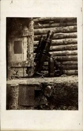 Foto Ak Geschütze, Minenwerfer, I WK