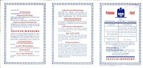 Klapp Ak Reklame, Allianz-Konzern, Reisende