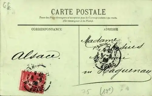 Ak Paris XIX. Buttes Chaumont, Panorama