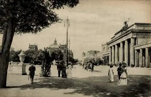 Ak Berlin, Platz vor dem Brandenburger Tor, Reichstagsgebäude
