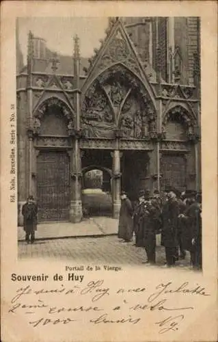 Ak Huy Wallonie Lüttich, Stiftskirche – Portikus von Bethlehem