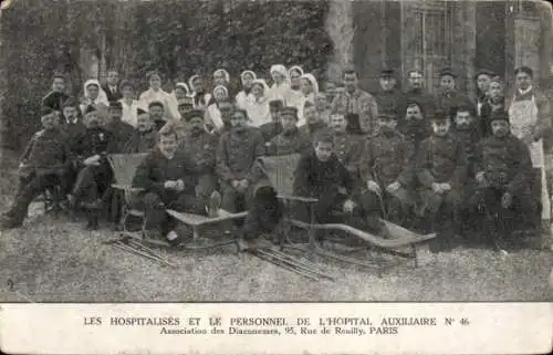 Ak Paris XII Reuilly, Rue de Reuilly, Diakonissenvereinigung, Les Hospitalises