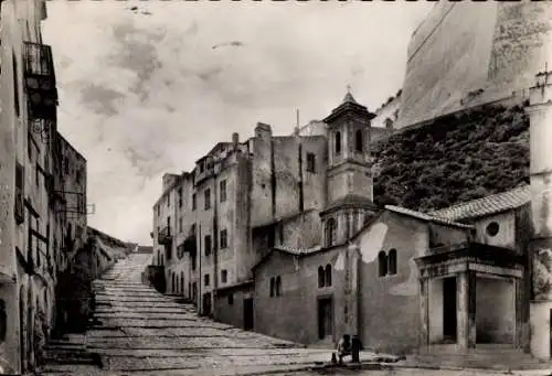 Ak Bonifacio Corse du Sud, Straßenpartie