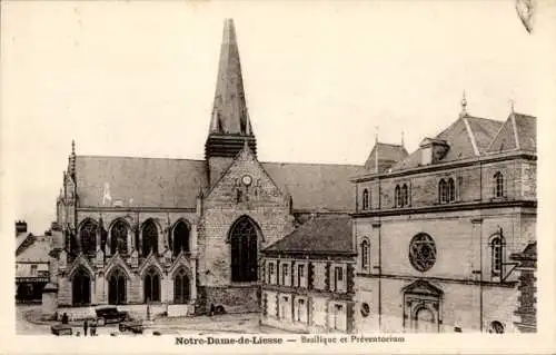 Ak Notre-Dame de Liesse Aisne, Basilika und Präventorium