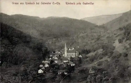 Ak Rimbach Elsass Haut Rhin, Panorama