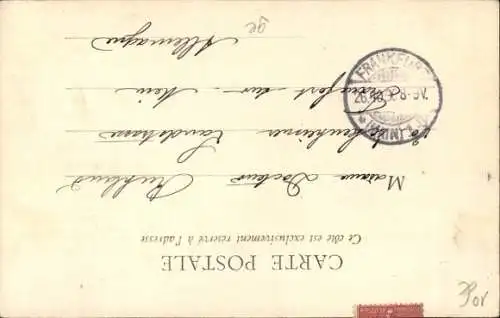 Ak Paris XVII., Place Clichy, Denkmal