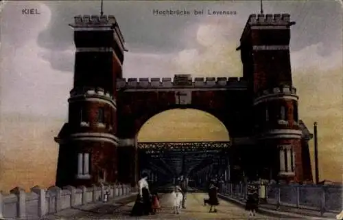 Ak Kiel, Levensau, Hochbrücke