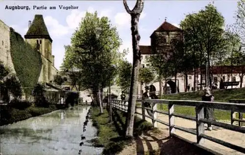 Ak Augsburg in Schwaben, Vogeltor