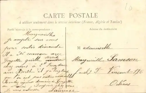 Ak Orléans Loiret, Place du Martroi