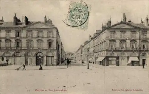 Ak Orléans Loiret, Rue Jeanne d’Arc
