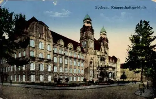 Ak Bochum im Ruhrgebiet, Knappschaftsgebäude