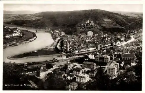 Ak Wertheim am Main, Gesamtansicht