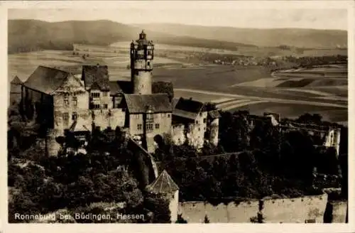 Ak Alt Wiedermus Ronneburg in Hessen, Burg Ronneburg