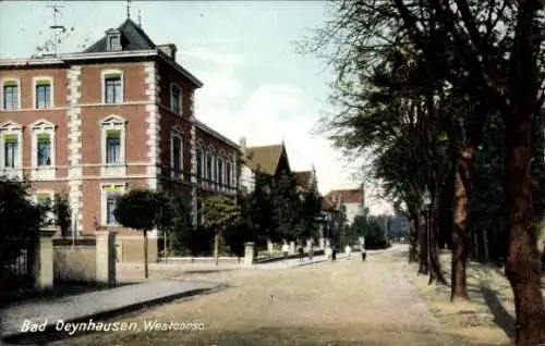 Ak Bad Oeynhausen in Westfalen, Westcorso, Straßenpartie