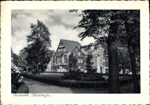 Ak Gütersloh in Westfalen, Kirchstraße, Gebäude