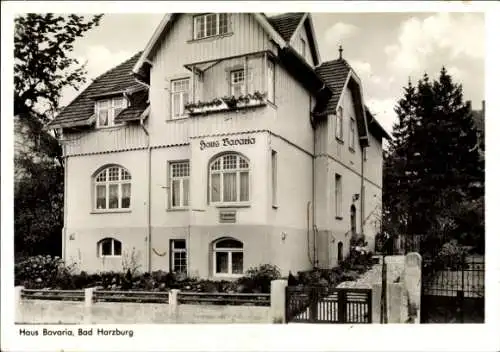 Ak Bad Harzburg am Harz, Haus Bavaria, Fremdenheim, Lindenstraße 2