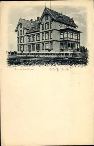 Ak Wolfenbüttel in Niedersachsen, Feierabendhaus