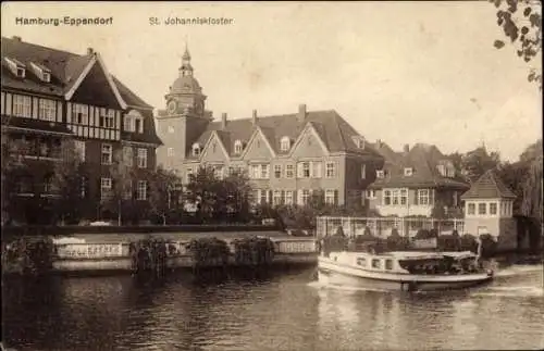 Ak Hamburg Nord Eppendorf, St. Johanniskloster