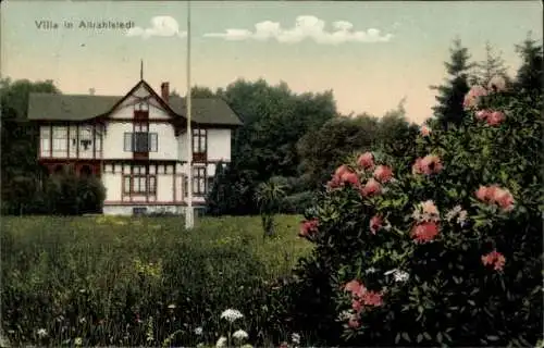 Ak Hamburg Wandsbek Rahlstedt Altrahlstedt, Villa, Blumenstrauch