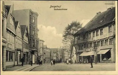Ak Hamburg Bergedorf, Sachsenstraße