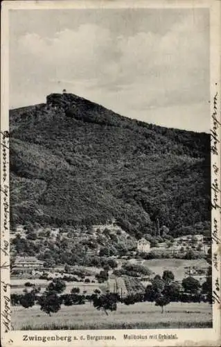 Ak Zwingenberg an der Bergstraße in Hessen, Melibokus, Orbistal