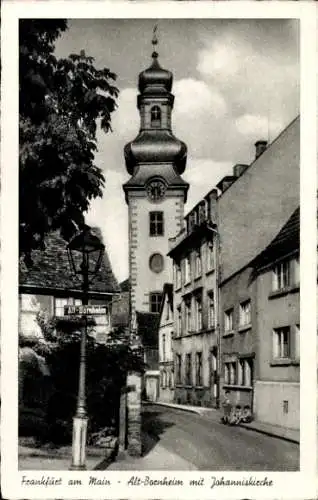 Ak Bornheim Frankfurt am Main, Johanniskirche