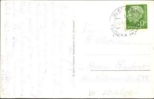 Ak Verden an der Aller, Teilansicht, Wasserstraße