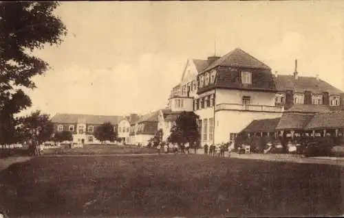 Ak Nordholz Wurster Nordseeküste, Kinder-Erholungsheim des Roten Kreuzes, Deutsch Amerika