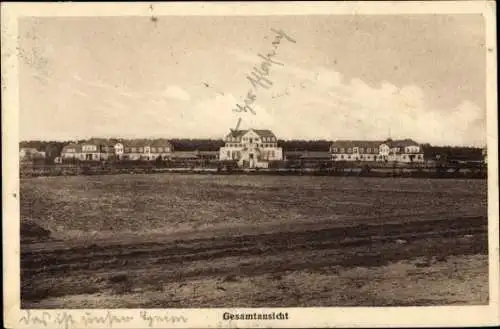 Ak Nordholz Wurster Nordseeküste, Kinderheim des DRK, Panorama