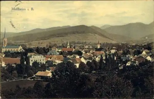 Ak Müllheim in Baden Markgräflerland, Panorama