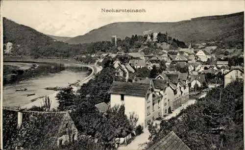 Ak Neckarsteinach in Hessen, Panorama
