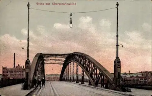 Ak Berlin Köpenick Oberschöneweide, Brücke
