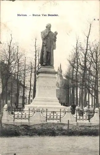 Ak Mechelen Mecheln Malines Flandern Antwerpen, Statue van Beneden