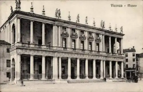 Ak Vicenza Veneto Venetien, Museum