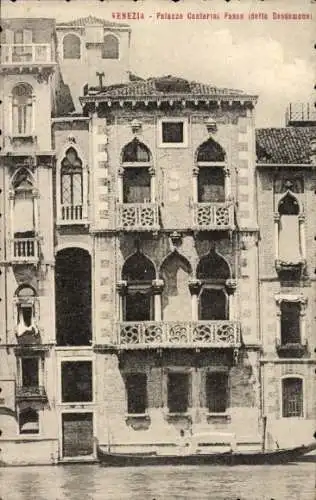 Ak Venedig Venedig Venetien, Palazzo Contarini Fasan