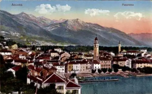 Ak Ascona Kanton Tessin, Panorama