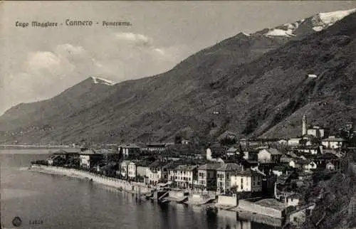Ak Cannero Riviera Lago Maggiore Piemonte, Panorama