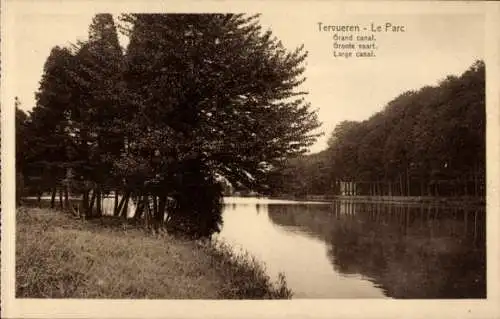 Ak Tervuren Tervueren Flämisch-Brabant Flandern, Le Parc, Canal Grande