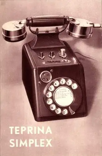 Ak Paris, Reklame, Telefon, Teprina