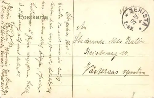 Ak Pirna an der Elbe, Kaiserliches Postamt