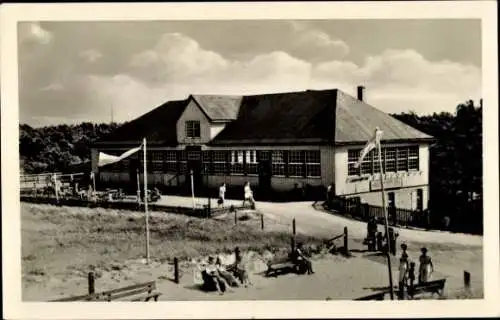 Foto Ak Prerow Darß Ostsee, HO-Gaststätte