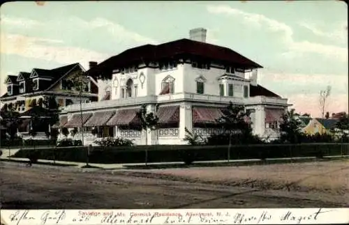 Ak Allenhurst New Jersey USA, Savidge und Mc. Cormick-Residenz