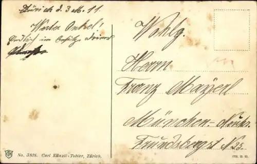 Ak Zürich Stadt Schweiz, Bahnhofstraße