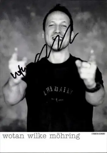 Ak Schauspieler Wotan Wilke Möhring, Portrait, Autogramm