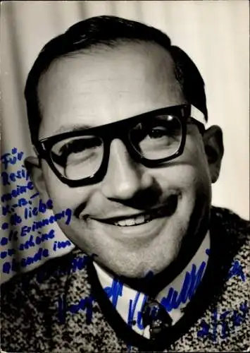Ak Schauspieler Rudi Mitter, Portrait, Autogramm