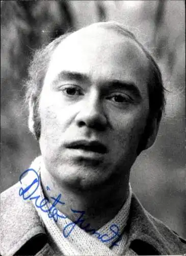 Ak Schauspieler Dieter Junck, Portrait, Autogramm