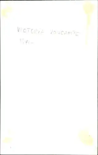 Ak Schauspielerin Victoria Voncampe, Portrait,  Autogramm