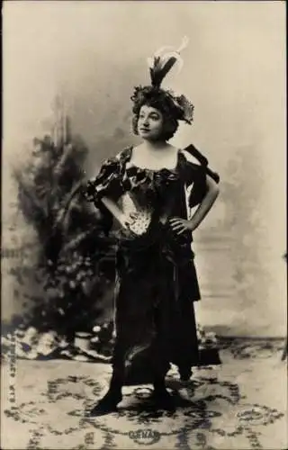 Ak Schauspielerin, Varietekünstlerin Marguerite Deva, Portrait