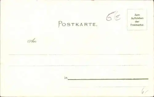 Litho Hamburg St. Pauli, Gastwirts-gewerbliche Ausstellung 1902, St. Pauli Landungsbrücken
